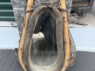 Vintage Horse Collar Wall Mirror Antique Farmhouse Decor