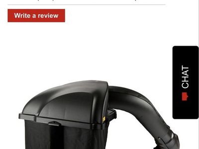 riding mower Double Bagger System