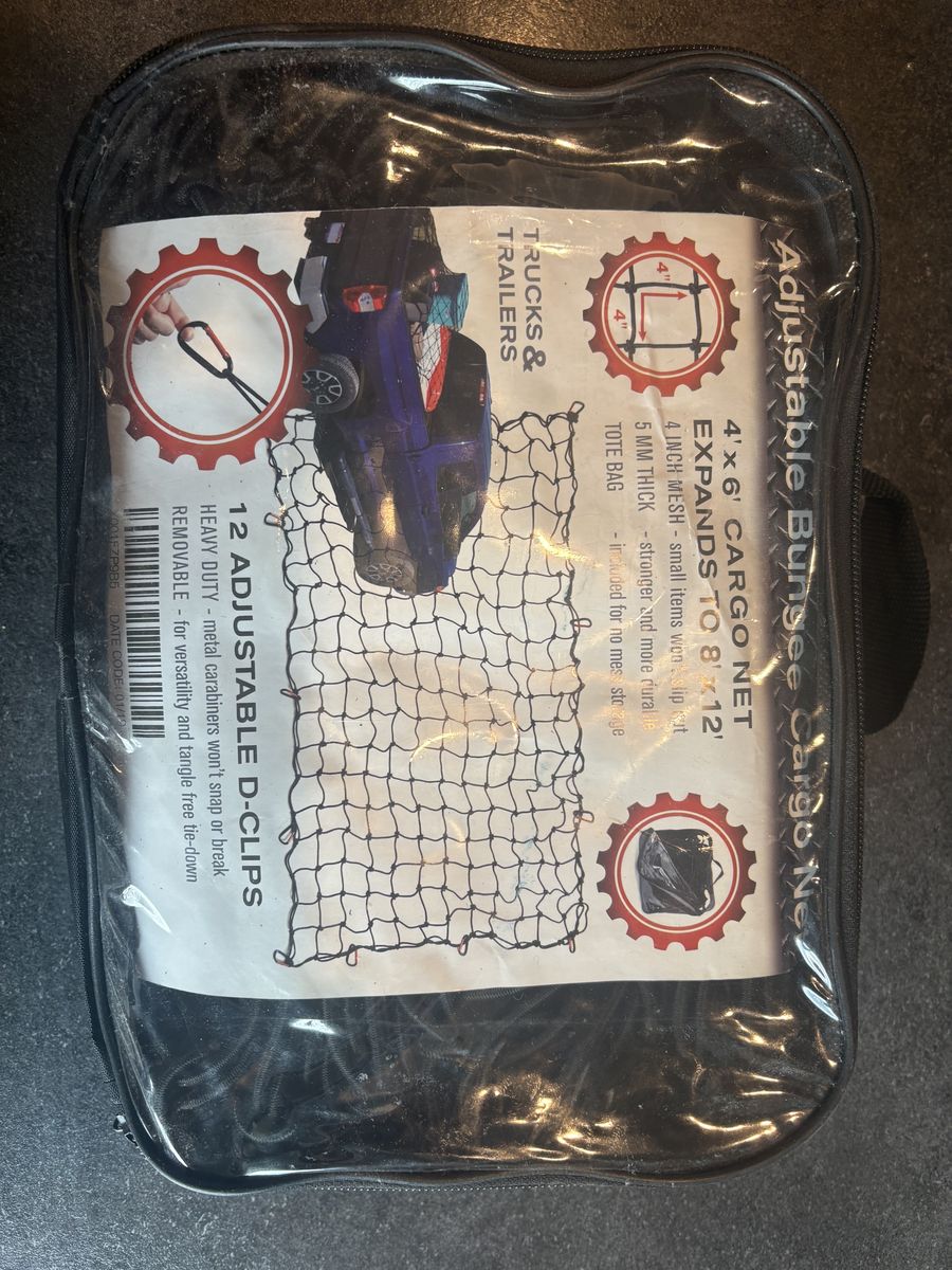 Adjustable Bungee Cargo Net 4 X 6