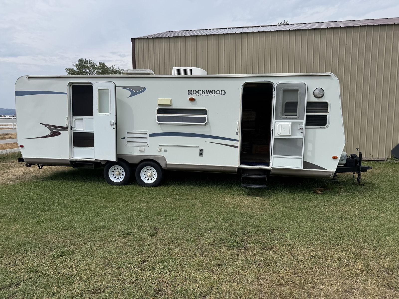 Forest River Rockwood dual-entry bumper-pull travel trailer