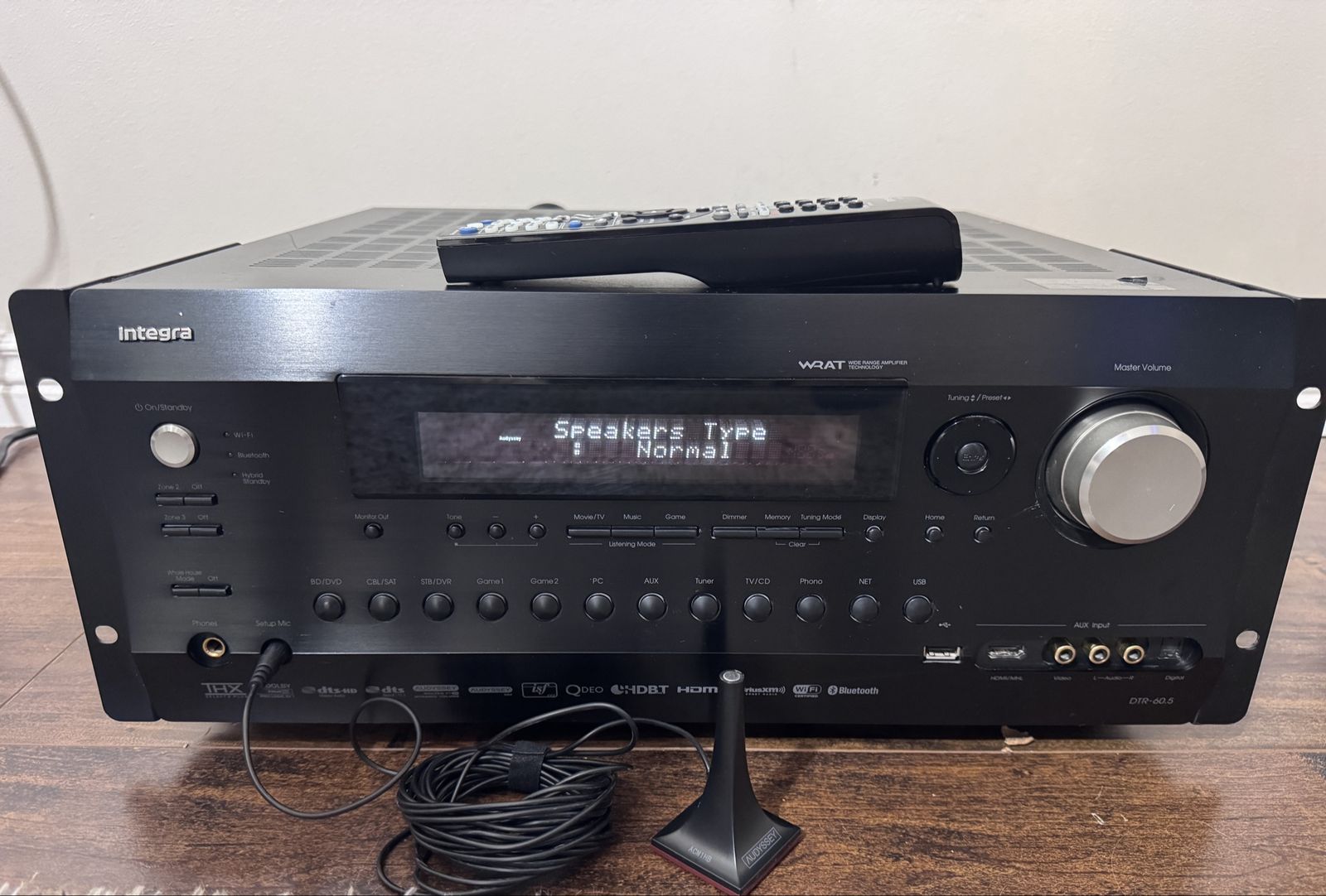 Integra DTR-60.5 9.2 Channel AV Receiver THX HDMI WiFi Bluetooth