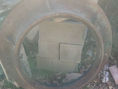 man hole ring perfect for fire pit