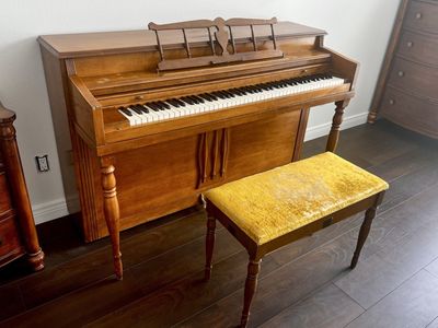 Free Piano and stool you move it!