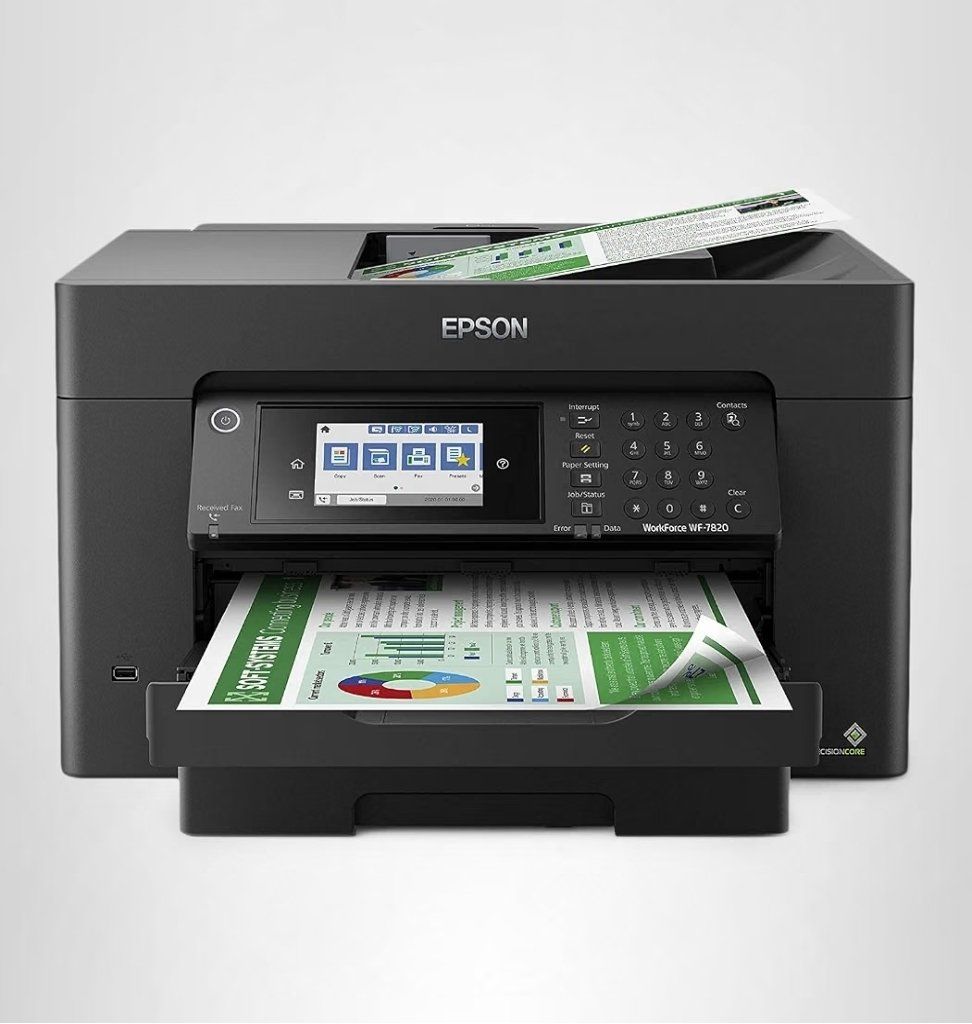 Epson WorkForce Pro WF-7820 Wireless Wide-format All-in-One Printer New  #315