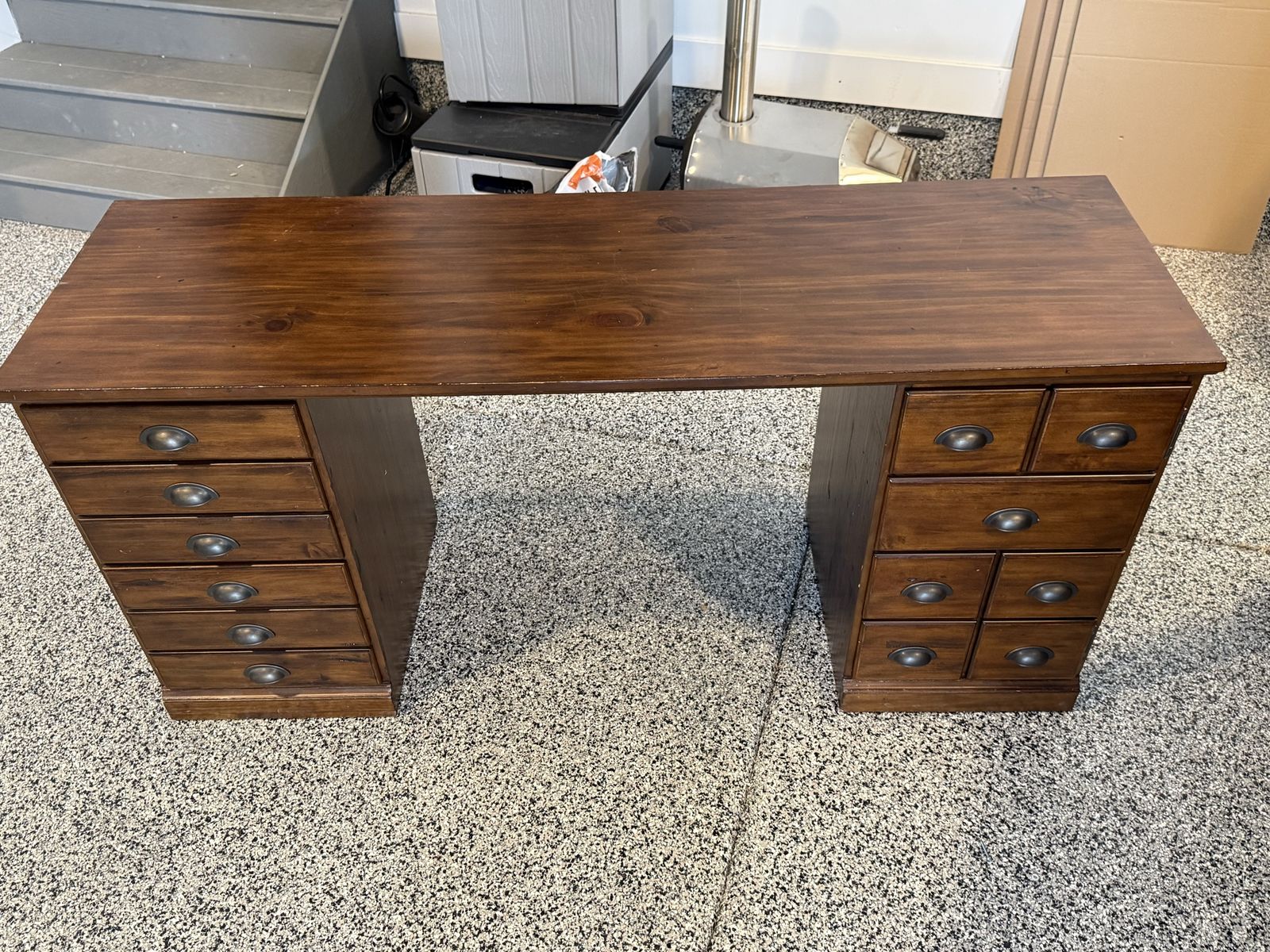 Pottery Barn Printer's Executive Desk (64")