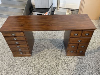 Pottery Barn Printer's Executive Desk (64")