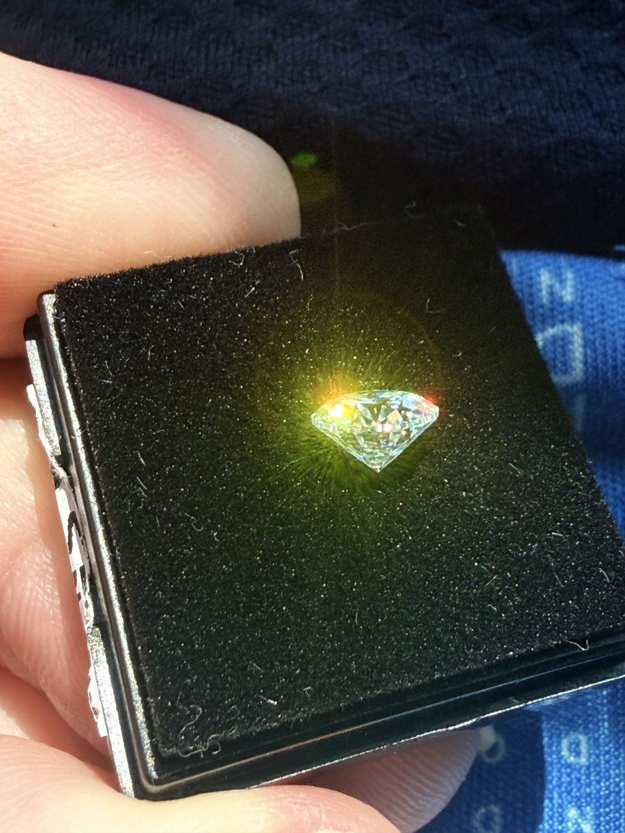 1.0 Carat (6.5mm) Round Brilliant Cut GRA Lab Grown Diamond D Colorless VVS1 Perfect Clarity Polish Excellent 1ct 