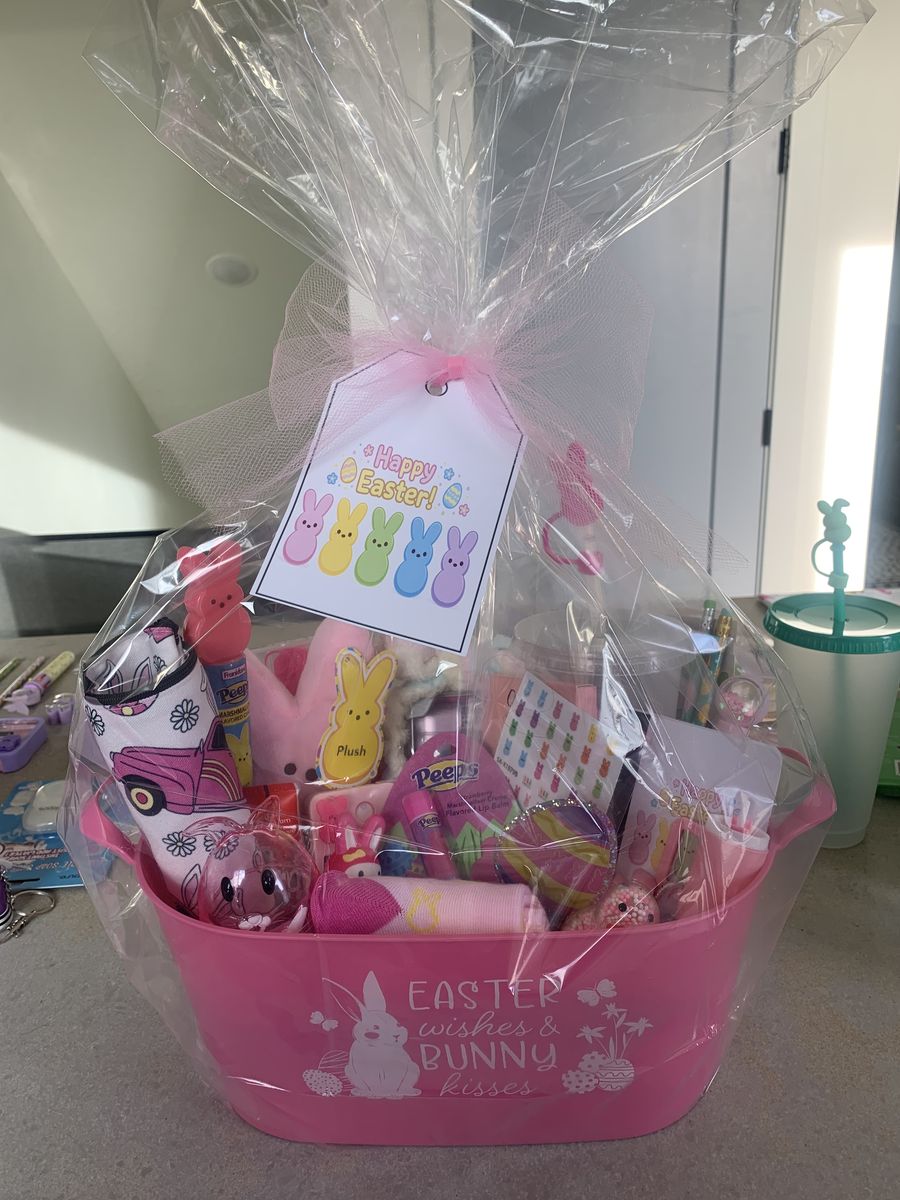 Pink Easter Basket