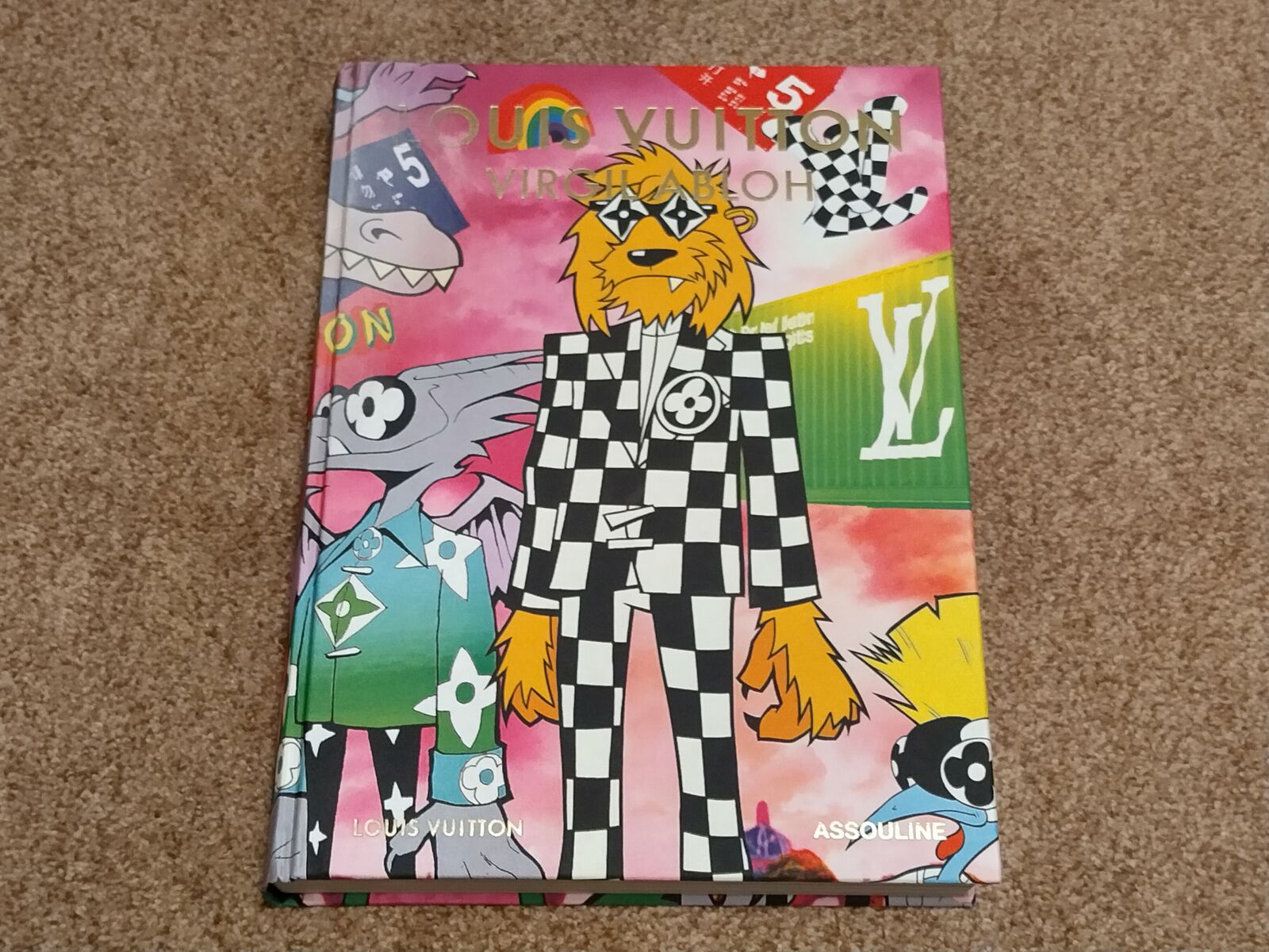 Louis Vuitton Hardcover Book Cartoon Cover