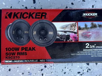 Kicker KSC270 Speakers