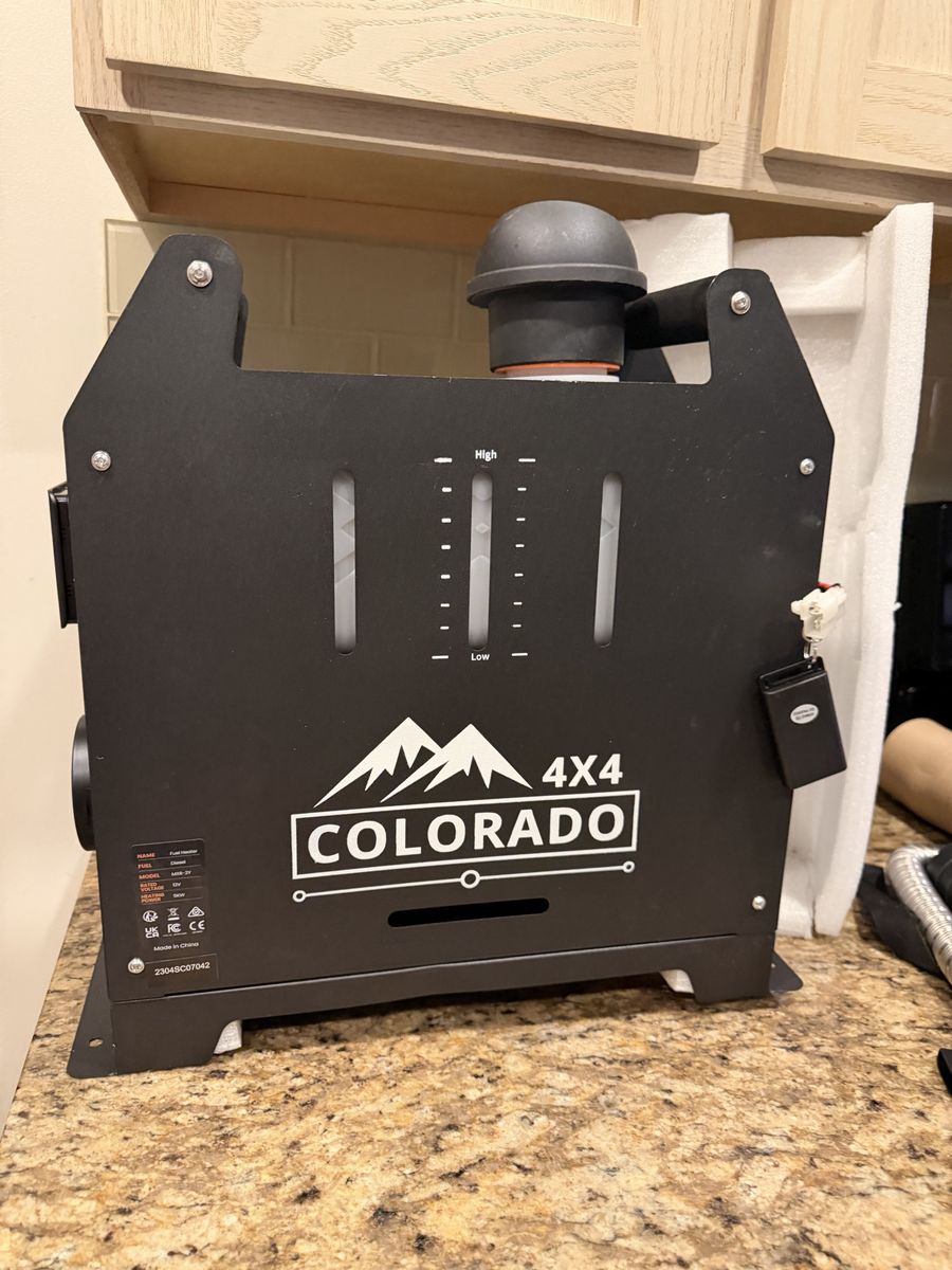 Colorado 4x4 Portable Diesel Fuel Air Heater 5KW 12V All-In-One Unit with Accessories
