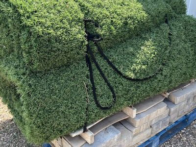 Artificial Turf 3 Rolls on Pallet - Synthetic Grass Lawn