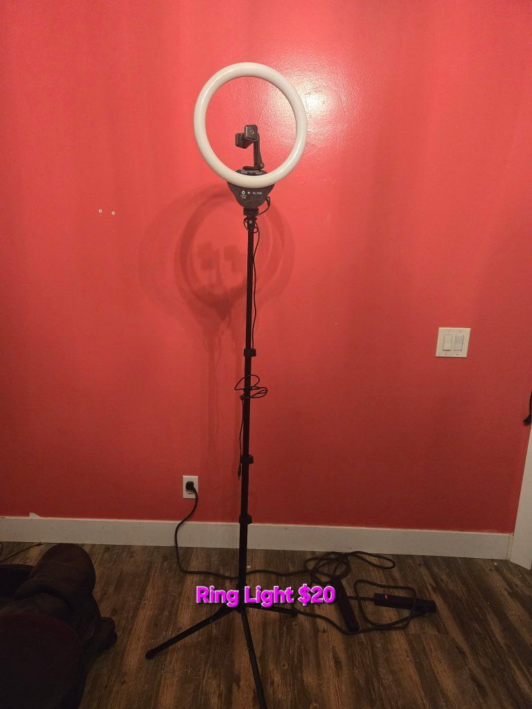 Ring Light with Stand and Phone Mount