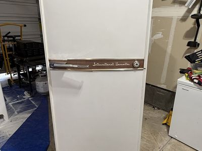 Vintage 1950’s International Harvester Freezer - White, Retro Style