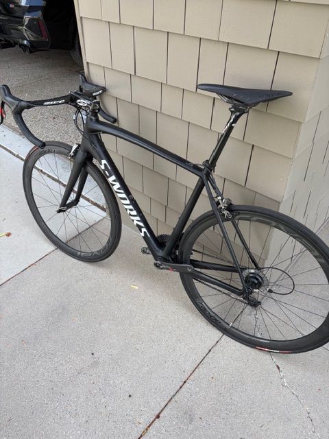 Specialized S-Works Tarmac SL4 – Size 56 SRAM Red CLX 40 Carbon Wheels