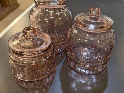 Vintage Pioneer Women Jar Set