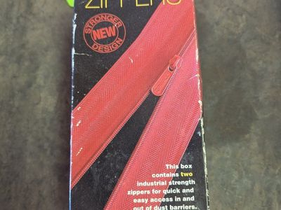 ZipWall Heavy Duty Zippers with Zipper Knife - New Stronger Design for Dust Barriers