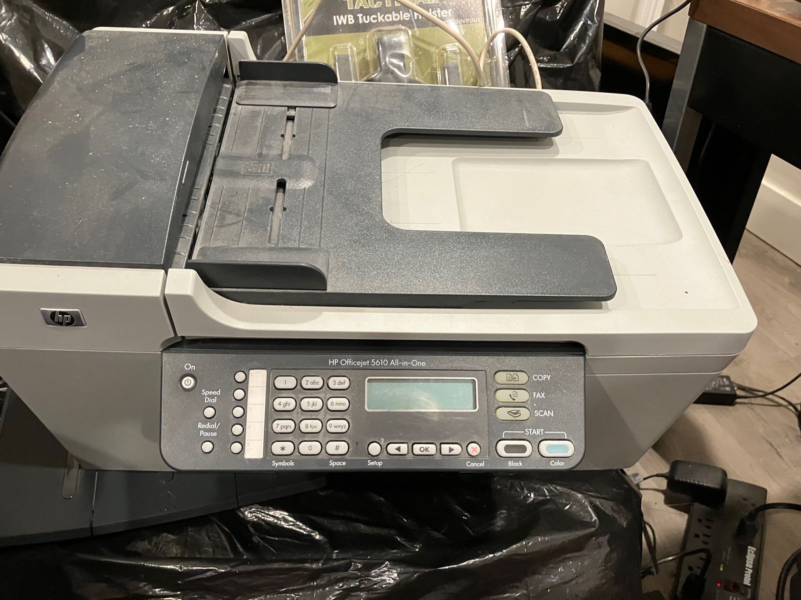 Two HP Printer, Scanner, Copiers, Manuals and Cords