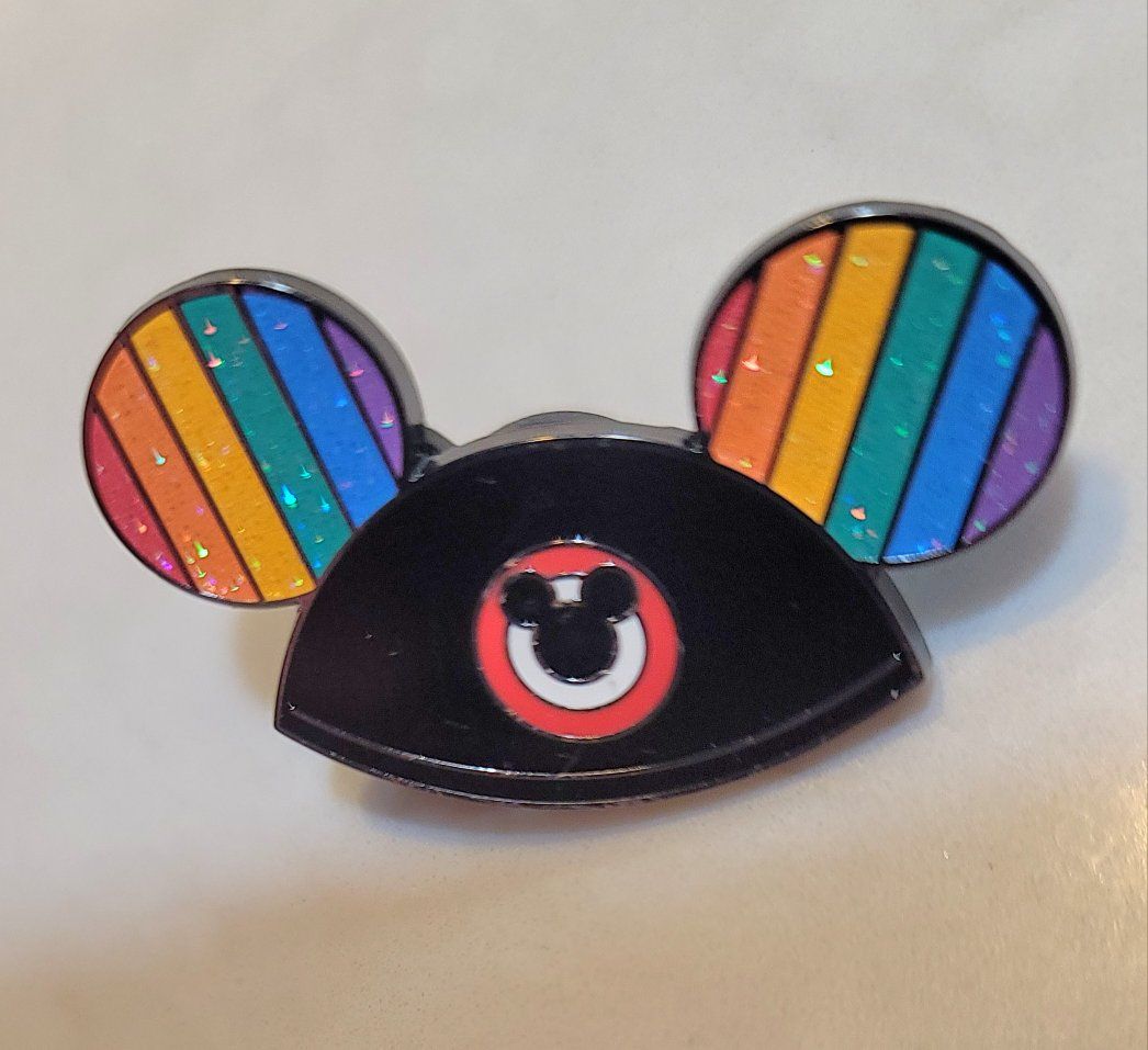 2025 Rainbow Ear Mickey Mouse Hat Pride Trade Pin