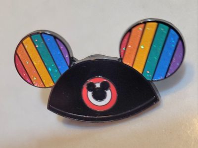 2025 Rainbow Ear Mickey Mouse Hat Pride Trade Pin