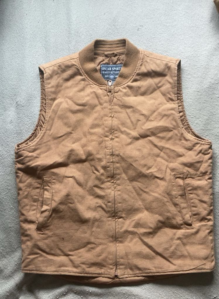 Men's Tan Vest Sz Medium