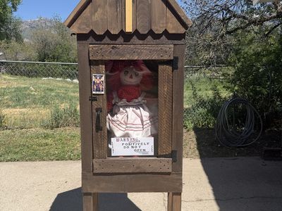 Haunted Annabelle Doll Display 82.5” tall!
