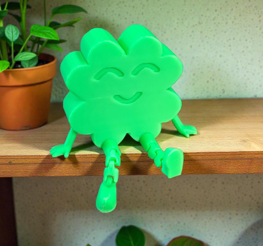 Lucky Shamrock Shelf Sitter – w/ FREE Gift Bag