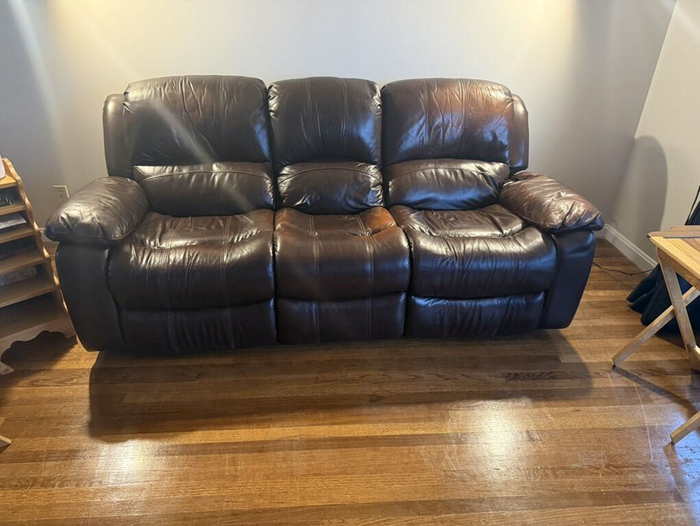 Leather couch