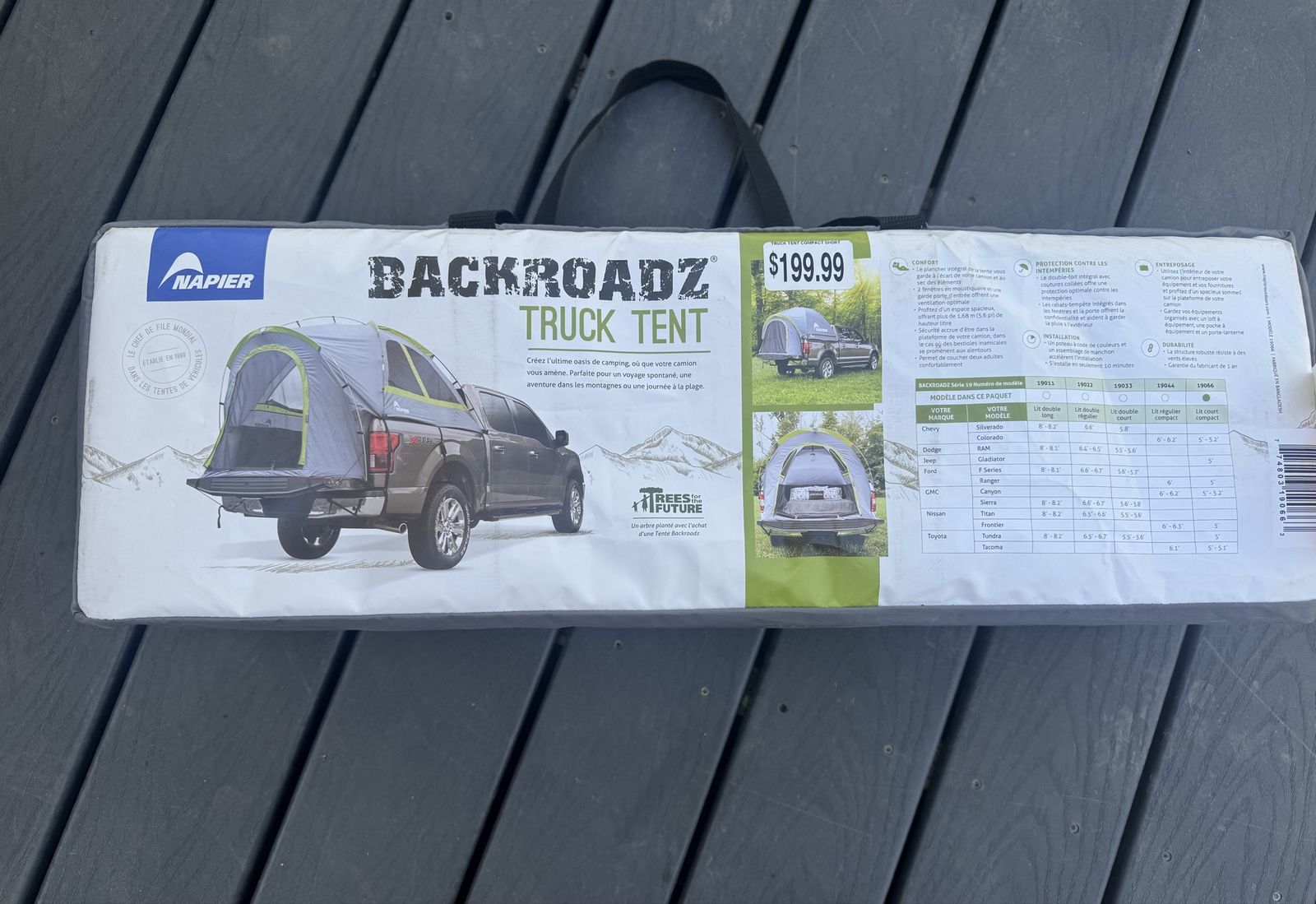 Napier BACKROADZ Truck Tent (NIB, NEVER OPENED)