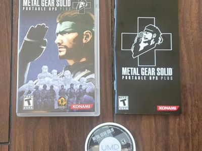Metal Gear Solid Portable Ops Plus for Psp! trades considered!
