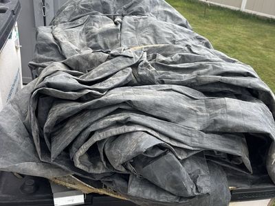 12'x20' Carport Tarp & End Panels - Durable, No Tears