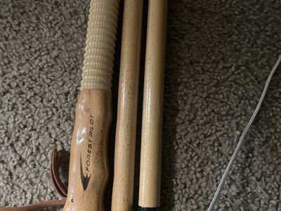 Forest Pilot Wooden Hiking/Walking Poles - Adjustable 3-Section