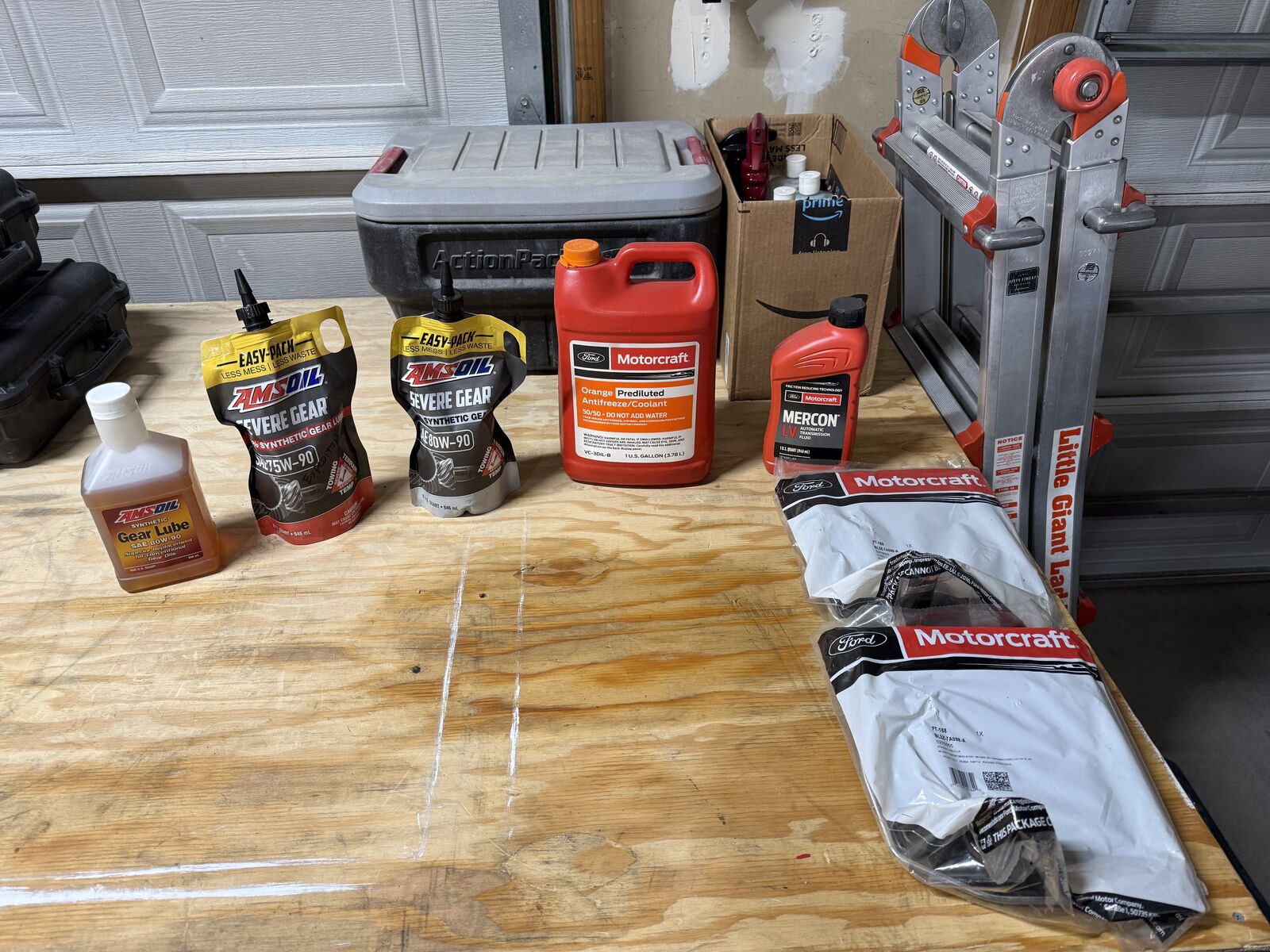 AMSOIL and Various Ford Fluids (New/Sealed)