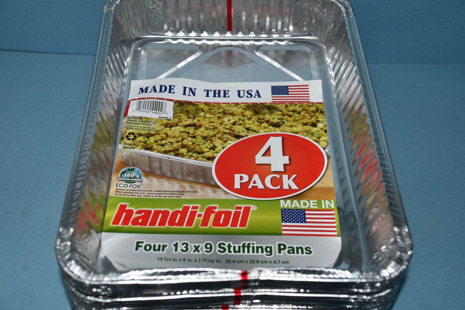 12 NEW ALUMINUM BAKING PANS ~ 13" x 9" STUFFING PANS ~ ALL FOR $5