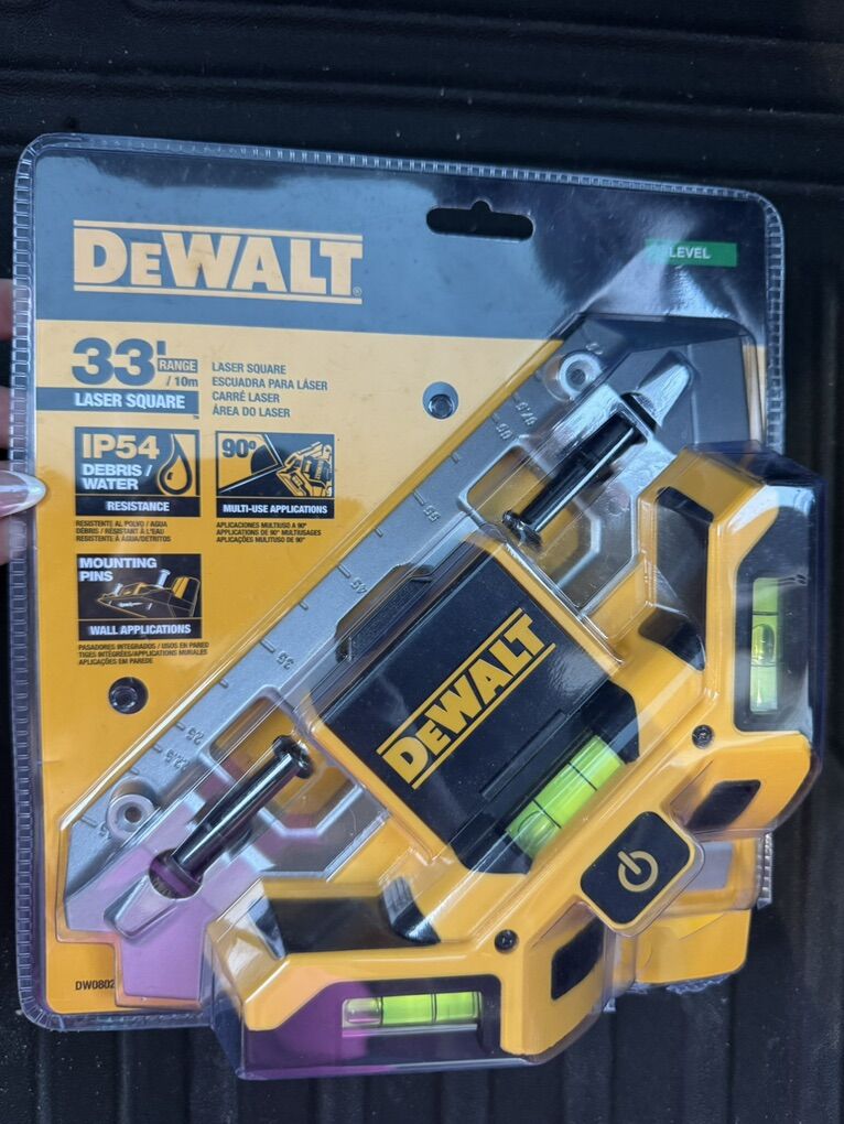 DeWalt DW0802 Cross Line Laser Level – $50 (Brand New in Package)