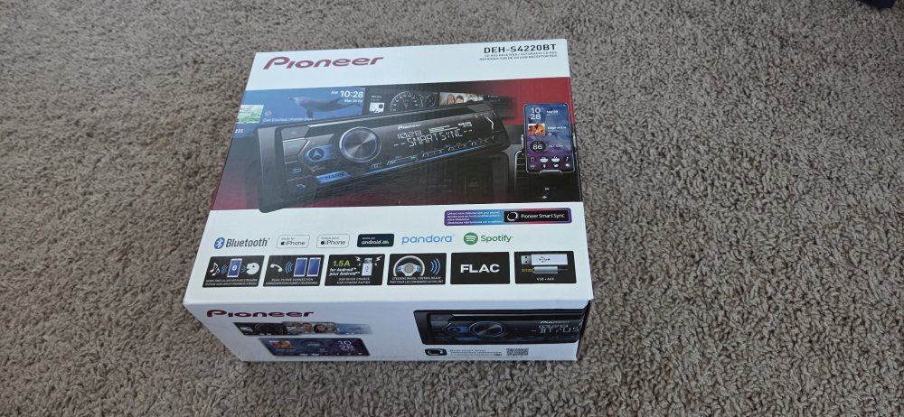 Pioneer DEH-S4220BT Car Audio CD Receiver with Bluetooth