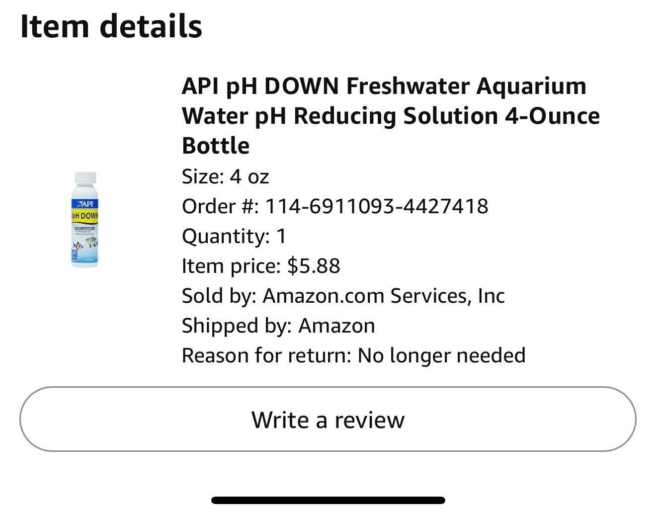 PH Down Bottles