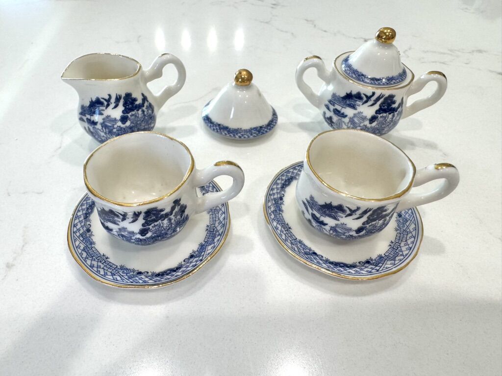 Collectible Miniature Tea Set from London, England