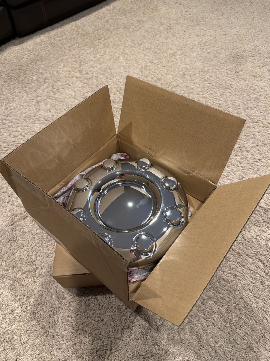 Chrome Center Cap for Truck Wheels - New in Box