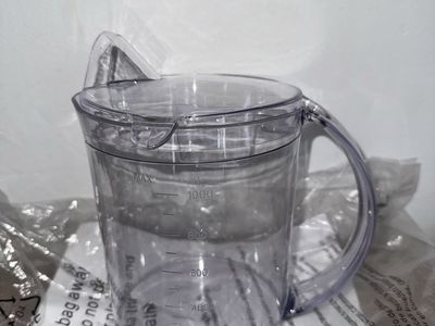 GNC Live Well Deluxe Juicer Replacement Juicer Cup 1000ml Clear Measuring Pitcher