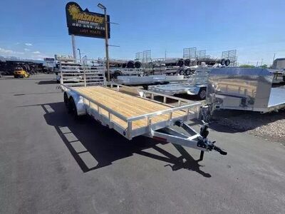 2025 Baughman RGT 7x18 Tandem Aluminum ATV Utility Trailer