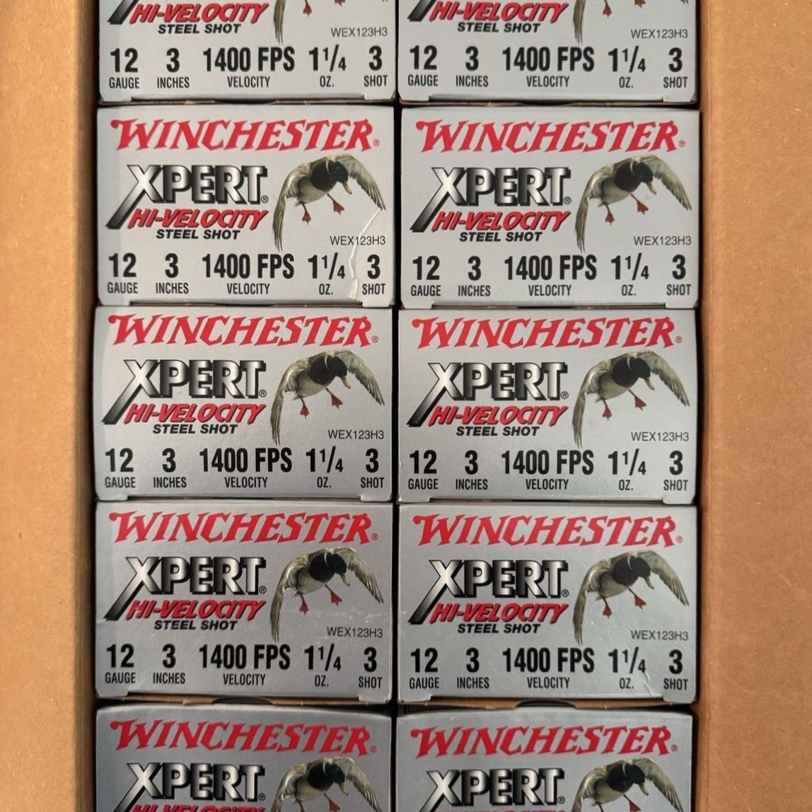 Winchester Xpert Hi-Velocity Steel Shot 12 Gauge 3 Inch 1400 FPS 1-1/4 oz #3