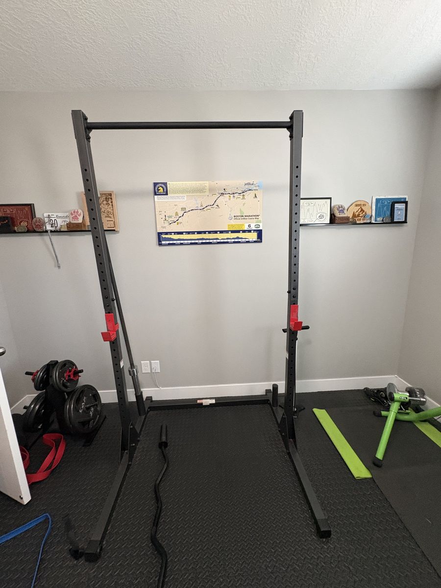 Squat Rack And Weight Bench