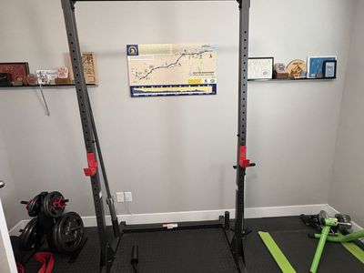 Squat Rack And Weight Bench
