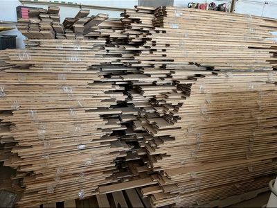 Maple hardwood flooring