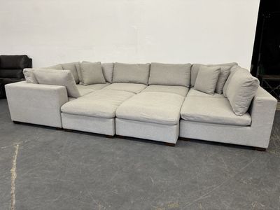 HUGE COSTCO LOWELL MODULAR SECTIONAL SOFA COUCH