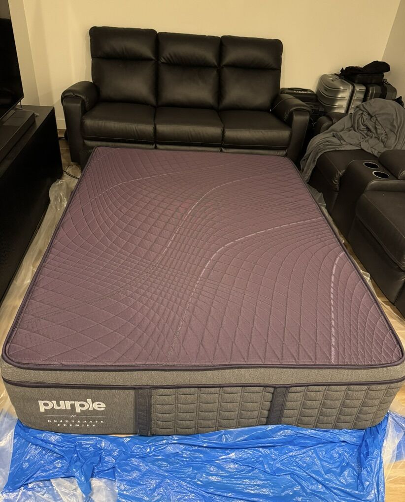 Queen Purple Rejuvenate Premier Mattress Like New