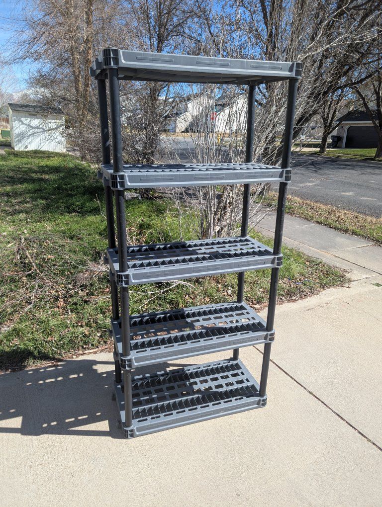 Free Plastic Shelf and mini Propane grill