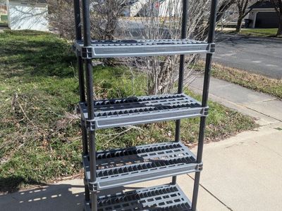 Free Plastic Shelf and mini Propane grill