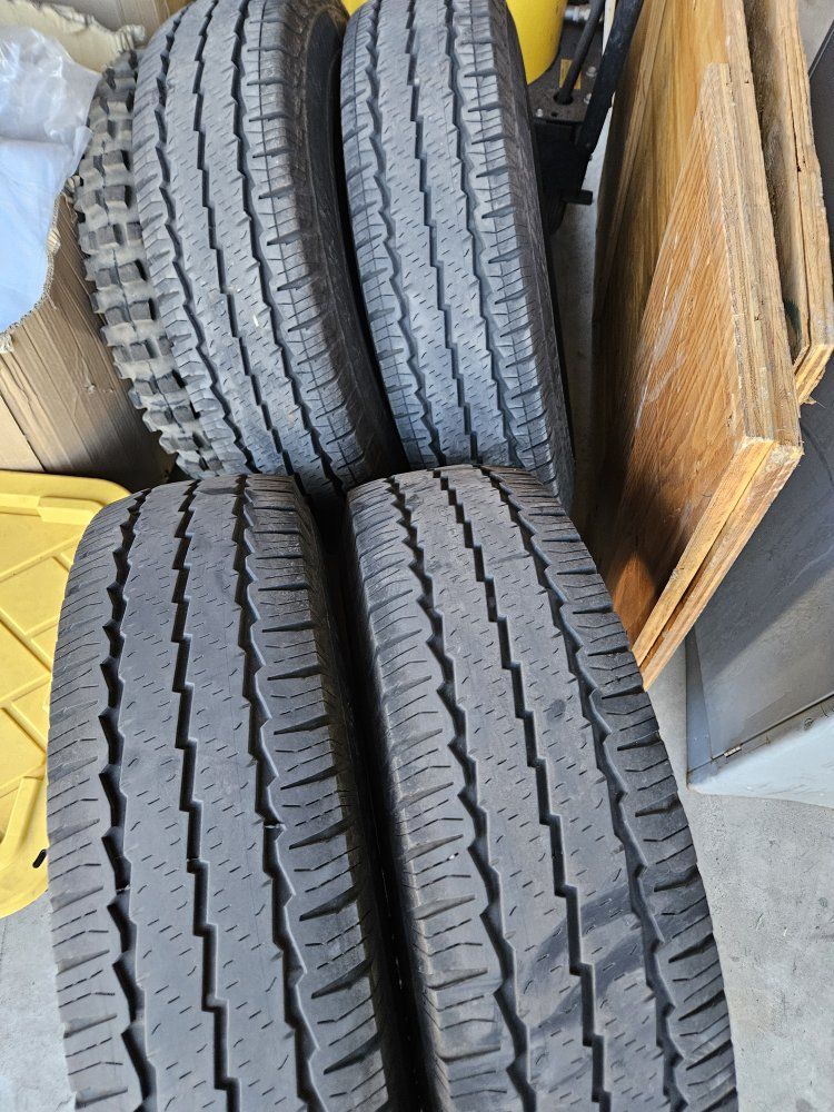 6 continental 215/85/16 tires